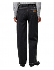 Jeansy Wrangler Loose Straight 112371182 Black Sand