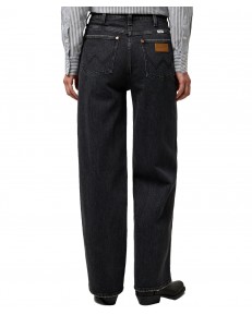 Jeansy Wrangler Loose Straight 112371182 Black Sand