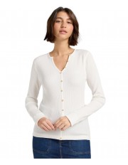 Koszulka Lee WASHED WAFFLE HENLEY 112371290 Ecru