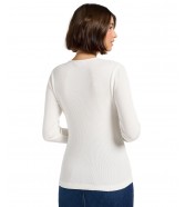 Koszulka Lee WASHED WAFFLE HENLEY 112371290 Ecru