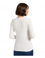 Koszulka Lee WASHED WAFFLE HENLEY 112371290 Ecru