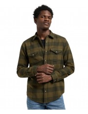 Koszula Lee CLEAN WESTERN SHIRT 112371320 Army Green Buffalo Check
