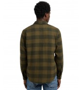 Koszula Lee CLEAN WESTERN SHIRT 112371320 Army Green Buffalo Check