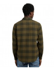 Koszula Lee CLEAN WESTERN SHIRT 112371320 Army Green Buffalo Check