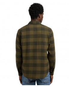 Koszula Lee CLEAN WESTERN SHIRT 112371320 Army Green Buffalo Check