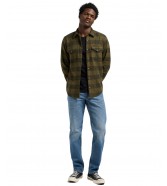 Koszula Lee CLEAN WESTERN SHIRT 112371320 Army Green Buffalo Check