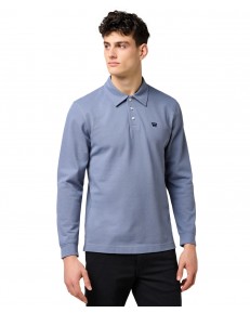Koszulka Wrangler LS POLO 112371396 Grisaille