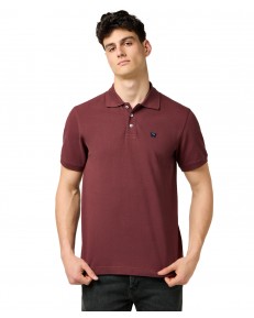 Koszulka Wrangler POLO SHIRT 112371398 Decadent Chocolate