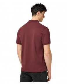 Koszulka Wrangler POLO SHIRT 112371398 Decadent Chocolate
