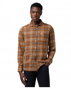 Koszula Wrangler 1 PKT SHIRT 112371404 Brown Black