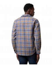 Koszula Wrangler OVERSHIRT 112371408 Navy Tan