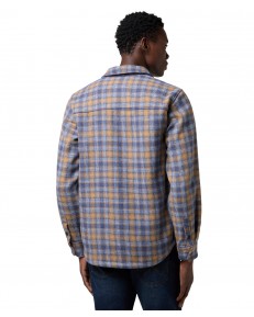 Koszula Wrangler OVERSHIRT 112371408 Navy Tan