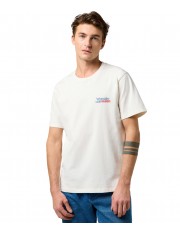 T-shirt Wrangler SMALL AMERICANA TEE 112371409 Worn White