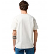 T-shirt Wrangler SMALL AMERICANA TEE 112371409 Worn White