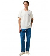 T-shirt Wrangler SMALL AMERICANA TEE 112371409 Worn White