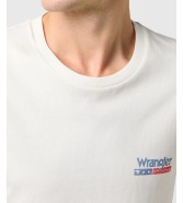 T-shirt Wrangler SMALL AMERICANA TEE 112371409 Worn White