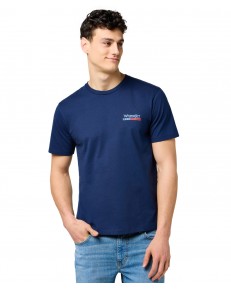 T-shirt Wrangler REGULAR 112371410 Navy