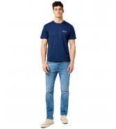 T-shirt Wrangler REGULAR 112371410 Navy