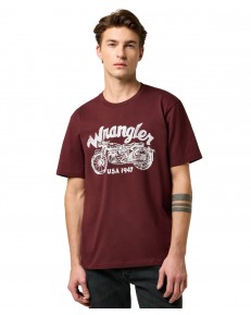 T-shirt Wrangler REGULAR 112371413 Decadent Chocolate
