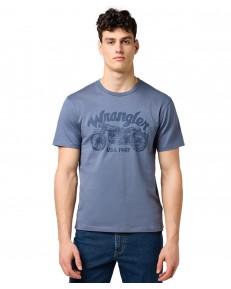 T-shirt Wrangler REGULAR 112371414 Grisaille