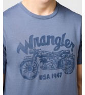 T-shirt Wrangler REGULAR 112371414 Grisaille