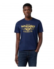 T-shirt Wrangler REGULAR 112371415 Navy