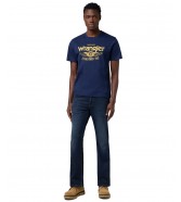 T-shirt Wrangler REGULAR 112371415 Navy