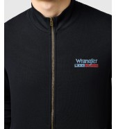 Bluza Wrangler FUNNEL NECK ZIP 112371422 Black