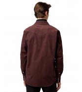 Koszula Wrangler CORD WESTERN SHIRT 112371428 Mahogany