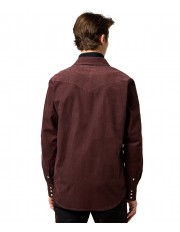 Koszula Wrangler CORD WESTERN SHIRT 112371428 Mahogany