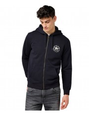 Bluza Wrangler GRAPHIC ZIP HOODIE 112371462 Black