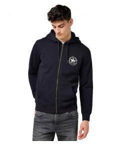 Bluza Wrangler GRAPHIC ZIP HOODIE 112371462 Black