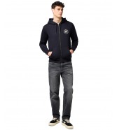 Bluza Wrangler GRAPHIC ZIP HOODIE 112371462 Black