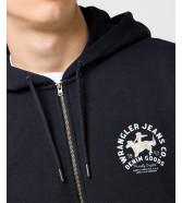 Bluza Wrangler GRAPHIC ZIP HOODIE 112371462 Black