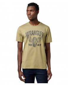 T-shirt Wrangler AMERICANA TEE 112371474 Aloe