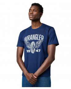 T-shirt Wrangler AMERICANA TEE 112371477 Navy