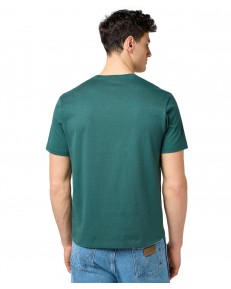T-shirt Wrangler SIGN OFF TEE 112371479 Bistro Green