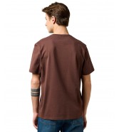 T-shirt Wrangler SIGN OFF TEE 112371484 Mahogany