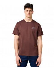 T-shirt Wrangler EMBROIDERY TEE 112371490 Mahogany