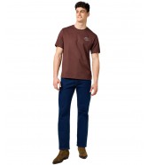 T-shirt Wrangler EMBROIDERY TEE 112371490 Mahogany