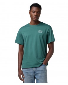 T-shirt Wrangler EMBROIDERY TEE 112371491 Bistro Green