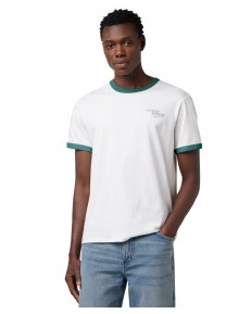 T-shirt Wrangler RINGER TEE 112371497 Worn White