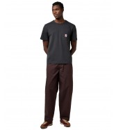 T-shirt Wrangler CJ RELAXED POCKET TEE 112371498 Faded Black
