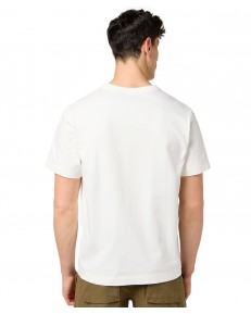 T-shirt Wrangler CJ RELAXED POCKET TEE 112371499 Worn White