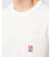T-shirt Wrangler CJ RELAXED POCKET TEE 112371499 Worn White