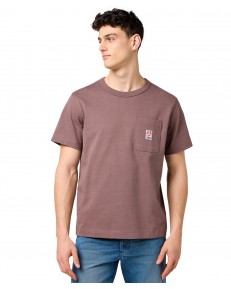 T-shirt Wrangler CJ RELAXED POCKET TEE 112371500 Peppercorn