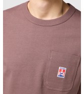 T-shirt Wrangler CJ RELAXED POCKET TEE 112371500 Peppercorn
