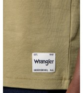 T-shirt Wrangler SS SOLID TEE 112371504 Aloe
