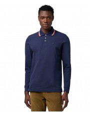 Koszulka Wrangler LS POLO SHIRT 112371506 Navy