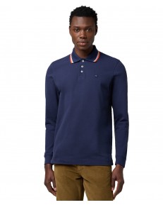 Koszulka Wrangler LS POLO SHIRT 112371506 Navy